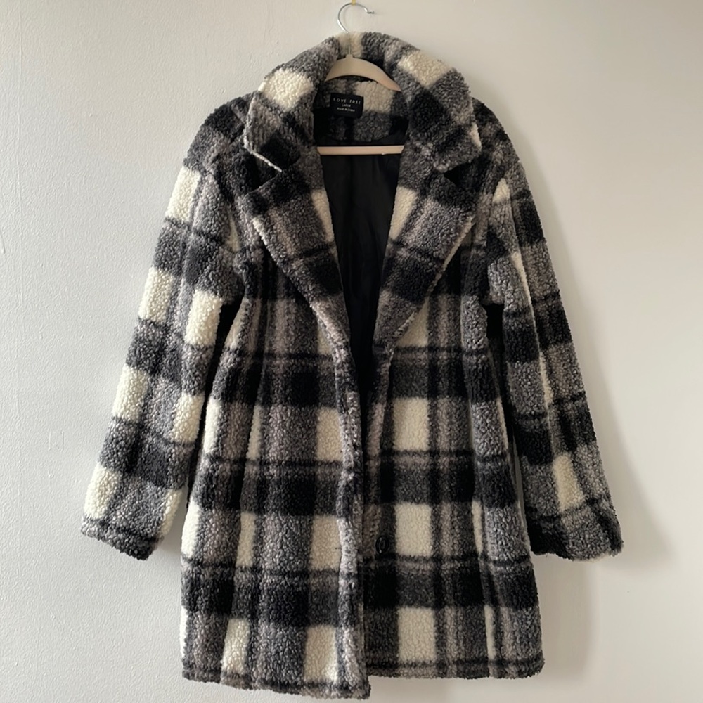 Love Tree Sherpa Coat